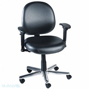 CRAMER Intensive 24/7 Chair Black 16-20 Seat Ht, 22F037