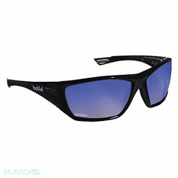 BOLLE SAFETY Safety Glasses Blue Mirror Polarized, 22FD17
