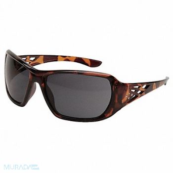 ERB SAFETY Safety Glasses Smoke, 22FF69