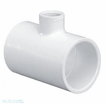 GRAINGER APPROVED Reducing Tee 3/4 x 1/2 x 3/4 in PVC, 22FK90