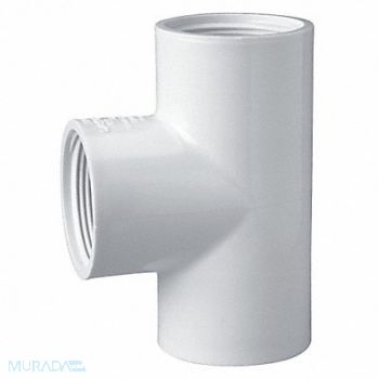 GRAINGER APPROVED Tee 1/2 in Pipe Size Schedule 40 FNPT, 22FL01