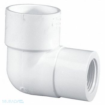 GRAINGER APPROVED 90 Reducing Elbow 1 x 3/4 in PVC, 22FL32