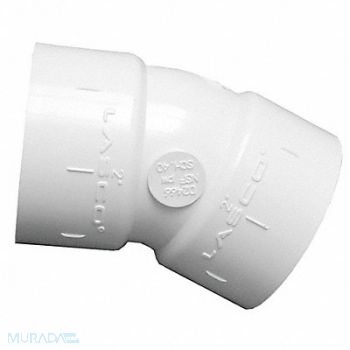 GRAINGER APPROVED 22-1/2 Degree Elbow 3 in Schedule 40, 22FM89