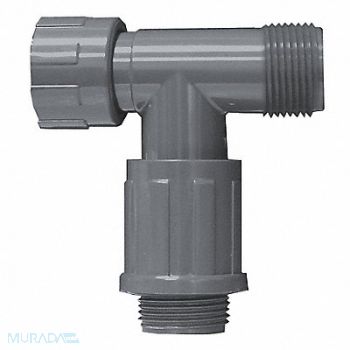 GRAINGER APPROVED Manifold Tee 1 in MNPT x FNPT x M MVCONN, 22FP26