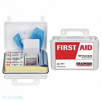 GRAINGER APPROVED Bloodborne Pathogen Kit 1 Person, 22FX73