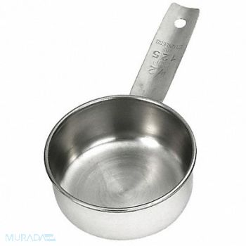 TABLECRAFT PRODUCTS COMPANY Measuring Cup 1/2 Cup Stainless Steel, 22JJ90