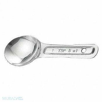 TABLECRAFT PRODUCTS COMPANY Measuring Spoon 1/2 tsp. Stainless Steel, 22JJ95