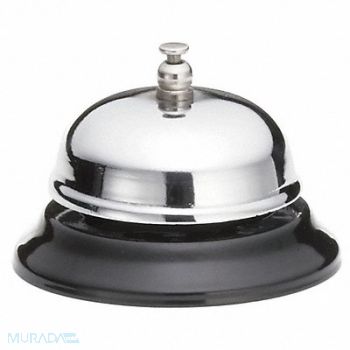 TABLECRAFT PRODUCTS COMPANY Call Bell 3-3/8L x 3-3/8W x 2-3/8H Metal, 22JJ99