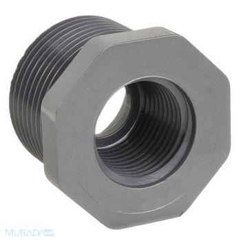GRAINGER APPROVED Reducing Bushing 3/8 x 3/4 in MNPT PVC, 22JY82