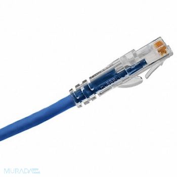 HUBBELL PREMISE WIRING Patch Cord Cat 6A Clear Boot Blue 20 ft., 22LU72