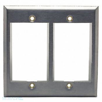 HUBBELL PREMISE WIRING IStation Plate Gray 6U, 22LV03