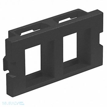 HUBBELL PREMISE WIRING IStation Module 2 Ports Black UNLD, 22LW57