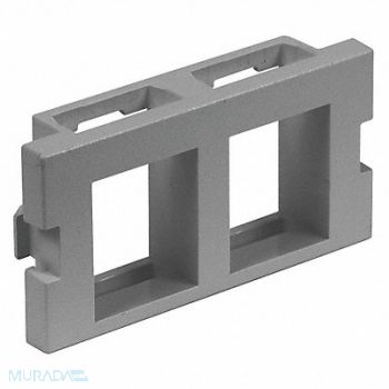 HUBBELL PREMISE WIRING IStation Module 2 Ports Gray UNLD, 22LW59