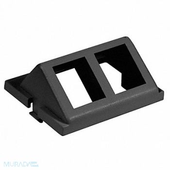 HUBBELL PREMISE WIRING IStation Module 2 Ports Black UNLD, 22LW64