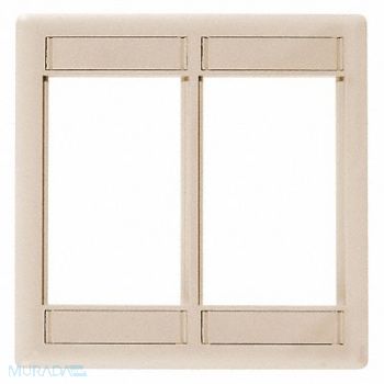 HUBBELL PREMISE WIRING IStation Plate Almond 6U, 22LX05