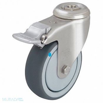 GRAINGER APPROVED Corrosion-Resistant Bolt-Hole Caster, 22N038