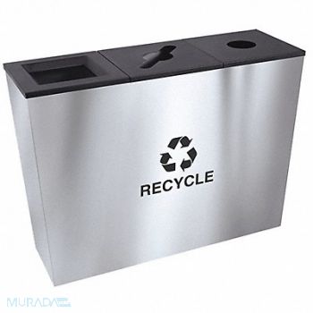 TOUGH GUY Recycling Station Silver 54 gal., 22N278