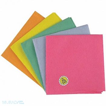 ABILITY ONE Shammy 15 x 15 Assorted PK5, 22N714