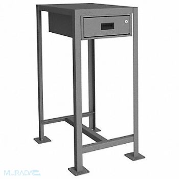 DURHAM MFG Fixed Work Table Steel 24 W 18 D, 22ND81