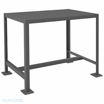 DURHAM MFG Fixed Work Table Steel 36 W 24 D, 22ND88