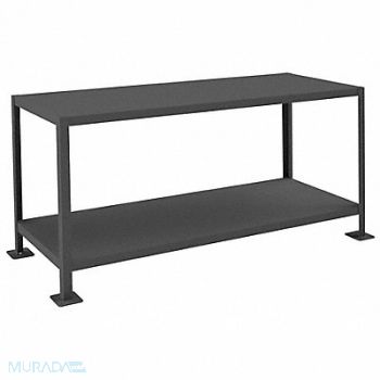 DURHAM MFG Fixed Work Table Steel 60 W 24 D, 22NE07
