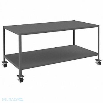 DURHAM MFG Mbl Mach Table 36x72x36 3000 lb 2 Shlf, 22NE50