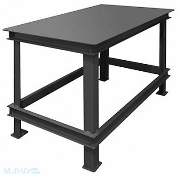 DURHAM MFG Fixed Work Table Steel 60 W 36 D, 22NE54