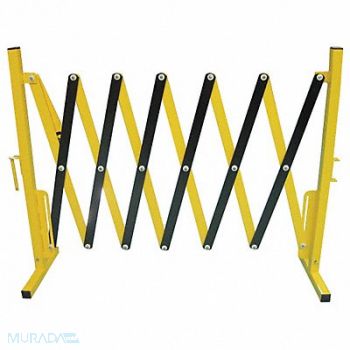 GRAINGER APPROVED Collapsible Barrier 48 in H, 22NY03