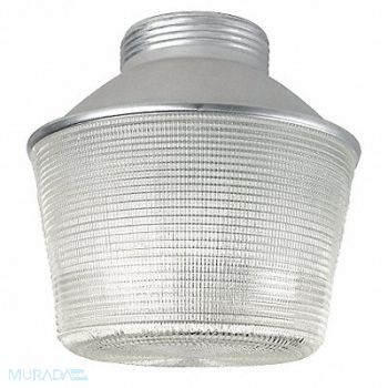 HUBBELL KILLARK SpintopRefractor 13 7/8 L 16 1/2 H Clear, 22P037