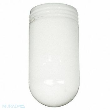 HUBBELL KILLARK GlassGlobe 3 1/2 L 3 1/2 W 5 1/4 H White, 22P040