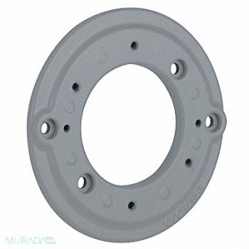 HUBBELL KILLARK HazAdapterPlate 5 1/2 L 3 W 5 1/4 H Gray, 22P059