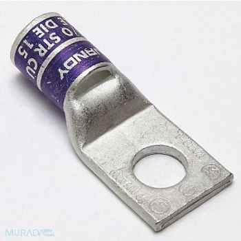 BURNDY OneHoleLugCmprsnConn STD Purple 15, 22P097