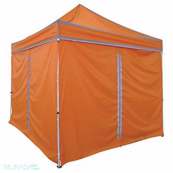 GRAINGER APPROVED Side Wall Orange Polyester 85 In H PK2, 22RP56