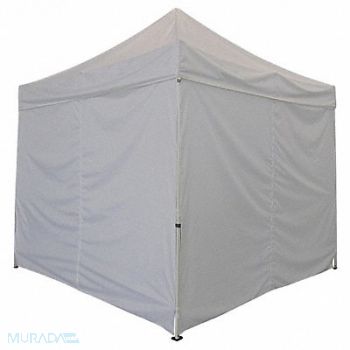 GRAINGER APPROVED Side Wall White Polyester 85 In H PK2, 22RP57