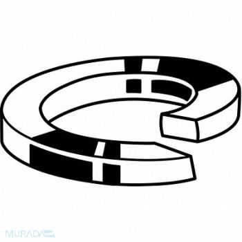 GRAINGER APPROVED SpltLkWsh HD Gal Stl M12 21.1mm 25PK, 23NK13