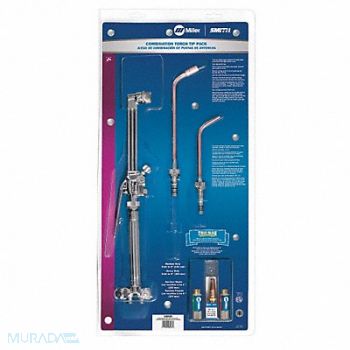 SMITH EQUIPMENT MILLER WH100 Combo Torch and Tip Kit, 22UM09