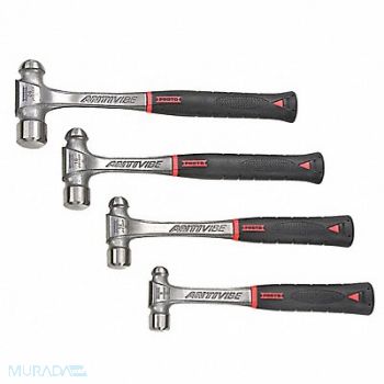 PROTO Ball Pein Hammer Set Steel Steel 4PC PK4, 22UM32
