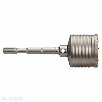 MILWAUKEE Hammer Drill Core Bit Spln 2-5/8x11-3/8, 22UP80