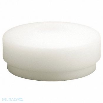 HALDER SUPERCRAFT Hammer Tip Hard Nylon White 1-3/4 in, 22UZ98