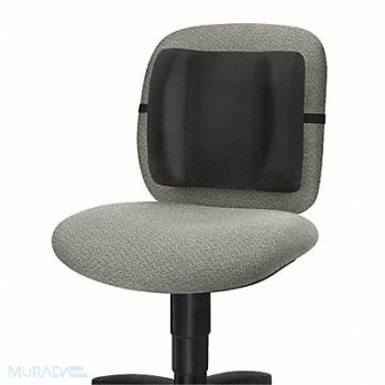 FELLOWES Backrest Fabric Black, 22W777