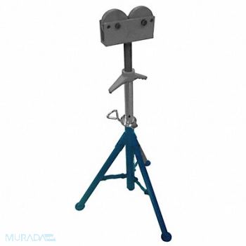 WESTWARD Roller Head Pipe Stand Adj 1/8 to 12 in, 22XP99