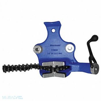 WESTWARD Bench Chain Vise Top Screw 1/8- 2-1/2 in, 22XR02
