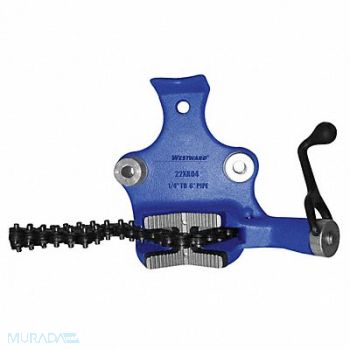 WESTWARD Bench Chain Vise Top Screw 1/4 to 6 in, 22XR04