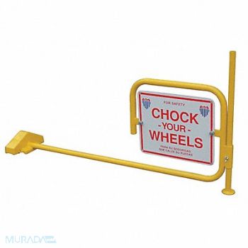 GRAINGER APPROVED Rail Car Wheel Chock and Flag, 22XW90