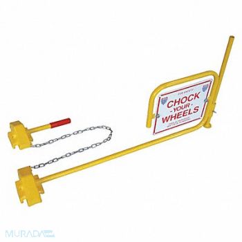 GRAINGER APPROVED Rail Car Wheel Chocks and Flag, 22XW92