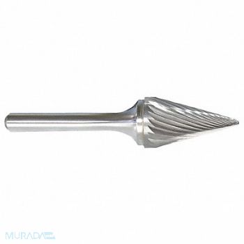 GRAINGER APPROVED Cone Bur Pointed End 1/2 Carbide, 22XZ94