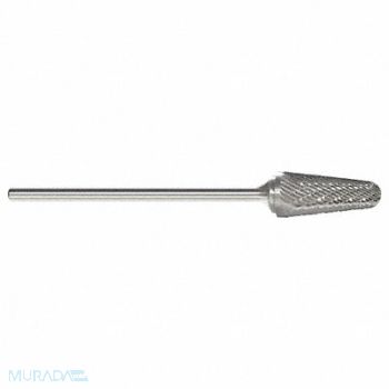 GRAINGER APPROVED Cone Bur Radius End 1/4 Carbide, 22YD88