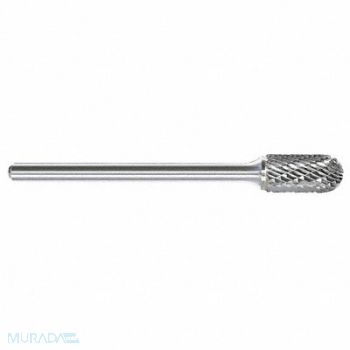 GRAINGER APPROVED Cylinder Bur SC Radius 3/8 Carbide, 22YD73