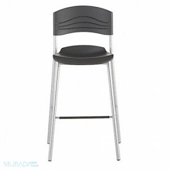 ICEBERG Cafe Bistro Stool 44 H 22 W Graphite, 22YJ99