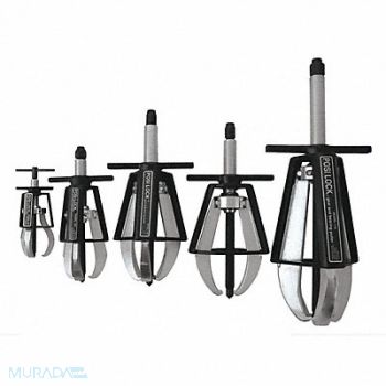 POSI LOCK Puller Set Locking 5 pcs. 20 tons Cap., 452Z49